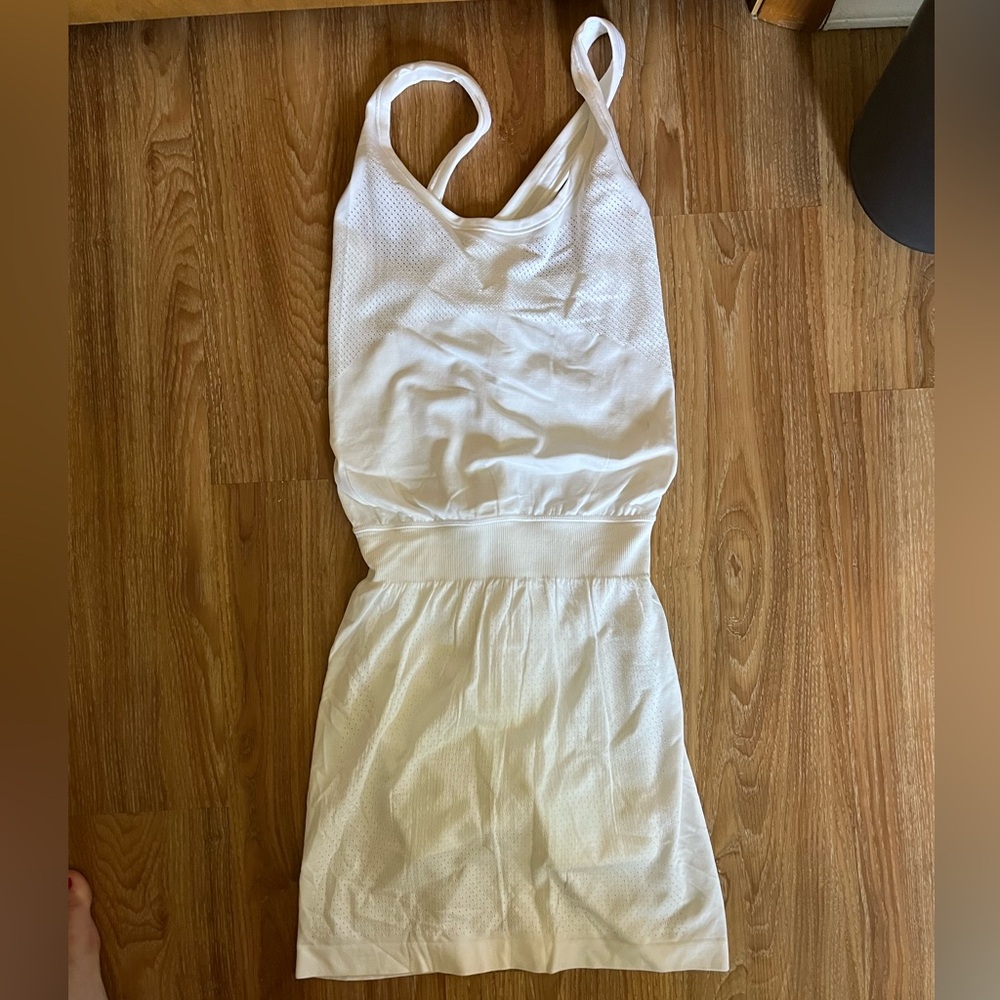 White tennis dress